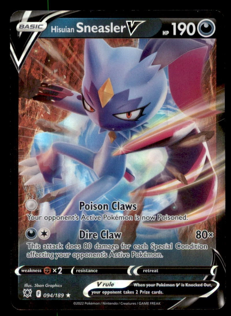 Hisuian Sneasler V Pokémon TCG Cards for sale | eBay