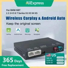 Wireless CarPlay Android For NBT CIC System Series X1 X3 X4 X5 F20 F21
