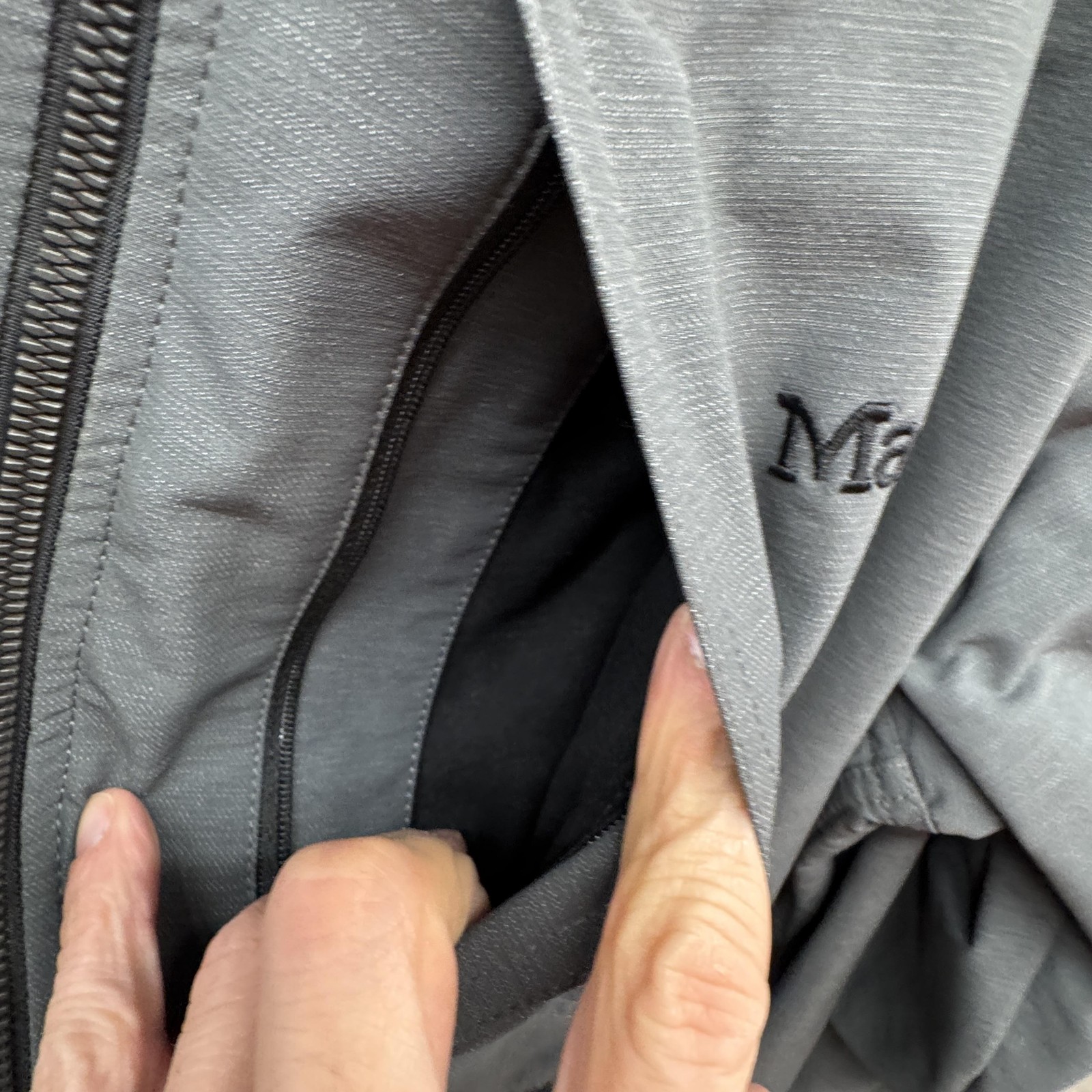 Marmot Jacket Mens Large Gray Softshell Full Zip … - image 5