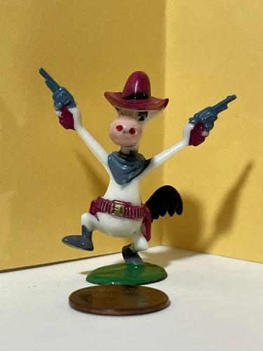 Marx Tinykins Quick Draw McGraw plastic Hanna Barbera cartoon character figure