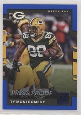 2017 Panini Donruss Press Proof Blue Ty Montgomery #72 k6j