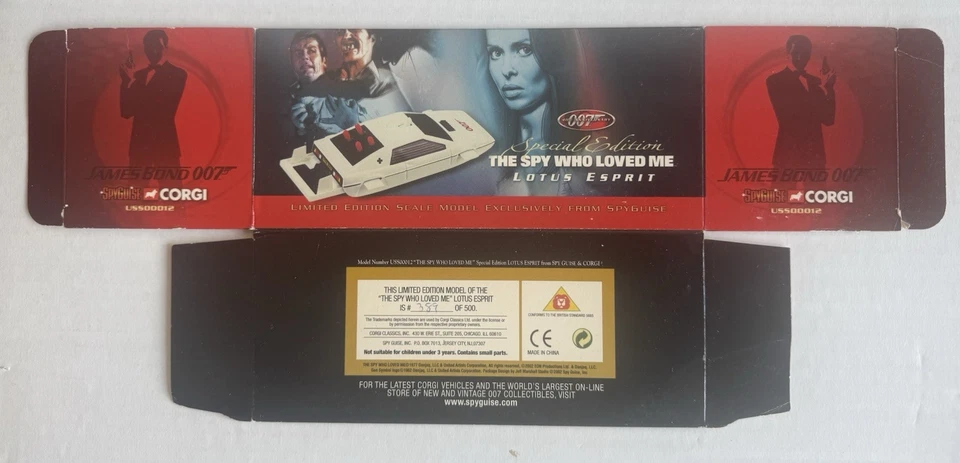James Bond 007 Set Of 3x Spyguise Lotus Esprit Underwater Ltd Ed Boxes - Image 4 of 4