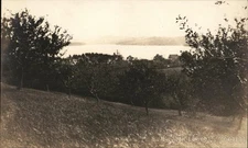 Canton, Maine ME View of Canton Lake Original Vintage Real Photo Postcard RPPC