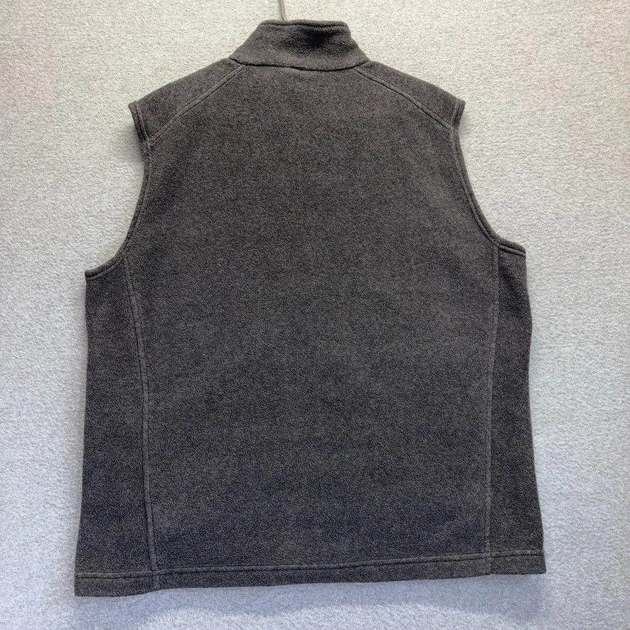 Columbia Vest Mens Large Gray Full Zip Side Pockets Outdoor - Image 3 of 4