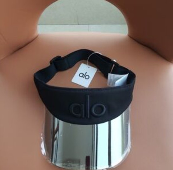 NEW AIo Yoga Airlift Solar Visor  One Size Lightweight sunshade hat-Black  FAST