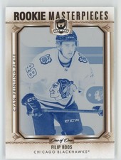 2022-23 UD The Cup Rookie Masterpieces Cyan Filip Roos RC 1/1