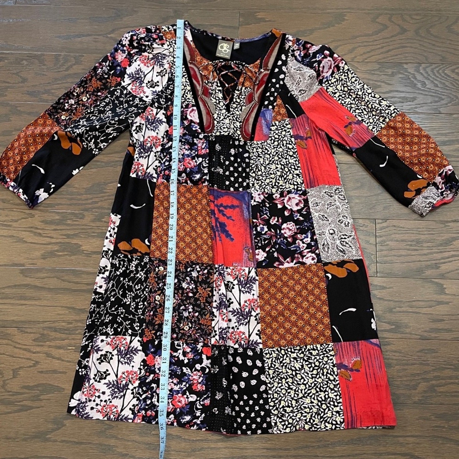 Anthropologie Arcata Patchwork Pattern Dress by O… - image 6