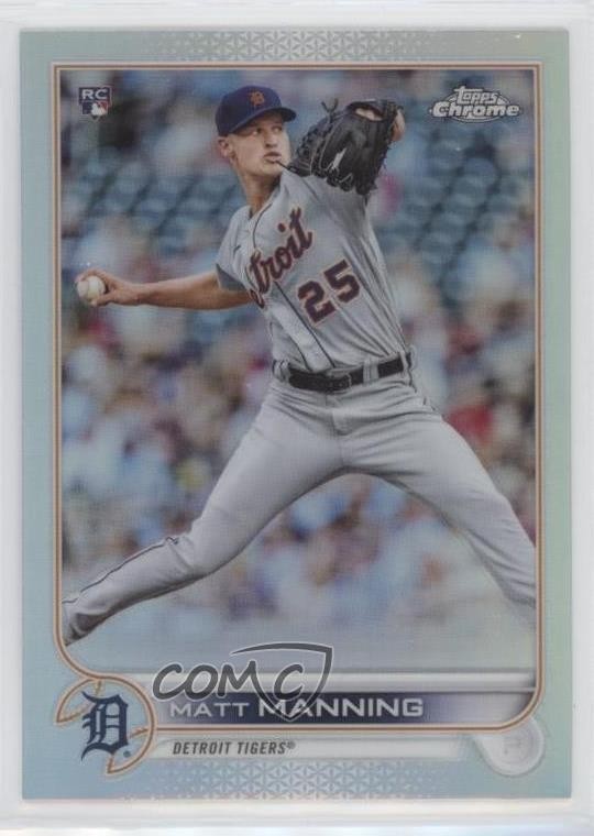 2022 Topps Chrome Refractor Matt Manning #57 0m4q