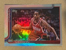 2025-26 Topps NBA Allen Iverson #253 Rainbow Foilboard Philadelphia 76ers