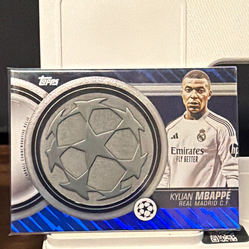 Topps UEFA Club Competitions 2025-26 Kylian Mbappé Real Madrid SCR-KM