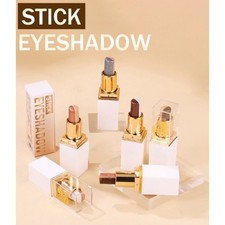Women Double Colors Shiny Two Tone Gradient Eyeshadow Trendy Eyeshadow Stick