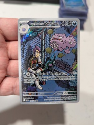 Pokémon TCG Team Rockets Weezing 199/182 SV10: Destined Rivals IR