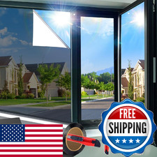 Dwersty Upgraded One Way Window Privacy Film Sun Heat Blocking Reflective