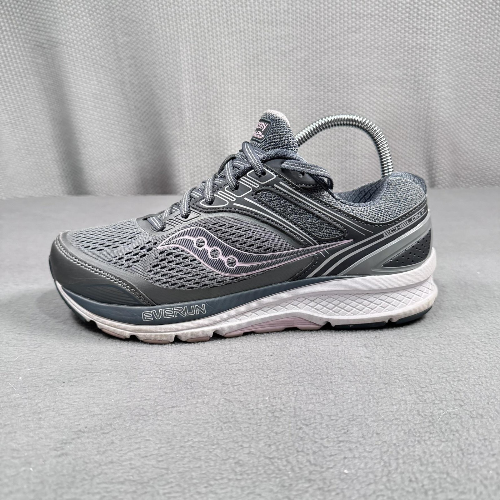 Saucony Echelon 7 Shoes Womens Size 9 W Gray Running Walking