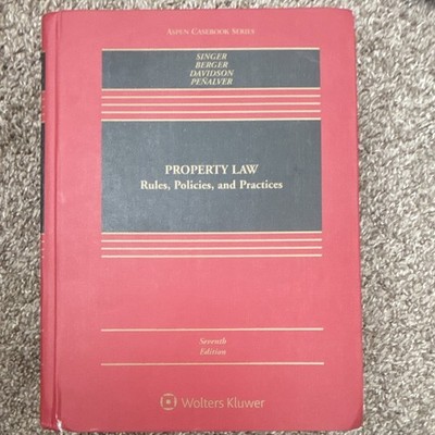 Wolters Kluwer Aspen Property Law Rules, Policies & Practices 7th HC 2024