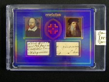 2025 Eternal Revelation William Shakespeare Leonardo Da Vinci History Relic /75
