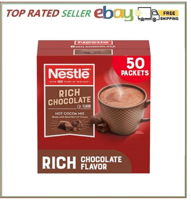 Nestle Hot Chocolate Packets, Hot Cocoa Mix, Rich Chocolate Flavor, Made with