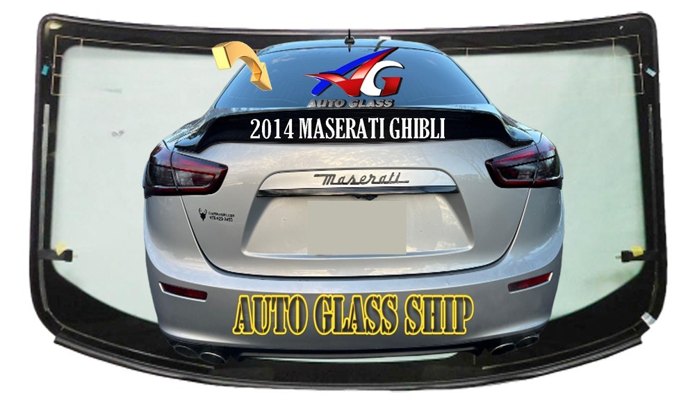 2014-2024 MASERATI GHIBLI 4D SEDAN BACK WINDOW ANT-HEATED LAMINATED FB28717GTY