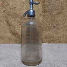 WOW!! ANTIQUE "SUNTAUG BOTTLING WORKS" SELTZER BOTTLE!!