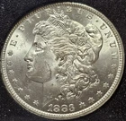 1883 CC Morgan Silver Dollar $1 Choice/Gem BU.