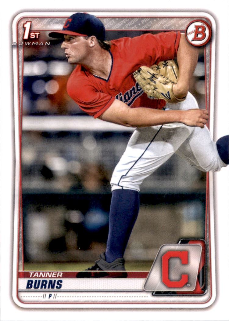 2020 Bowman Draft Baseball Card #BD115 Tanner Burns