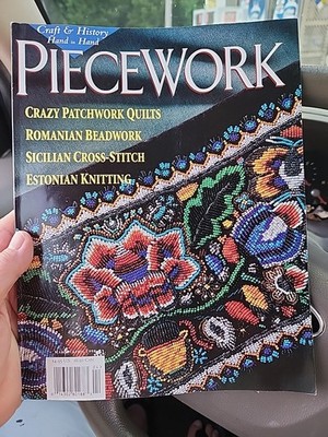 VTG 1998 March/April ''PIECEWORK'' Magazine Crazy Patchwork Quilt Mary Severance