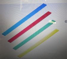 New Mahjong Tile Pushers Colored Acrylic Mah Jongg Set of 4