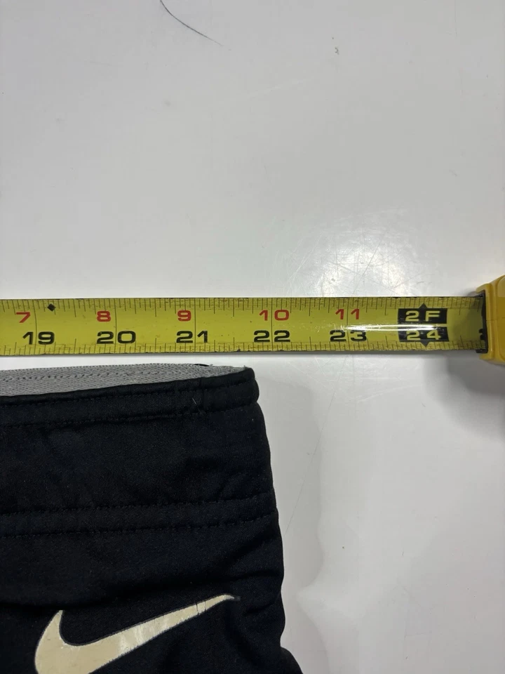 Nike NFL Equipment Dri-fit New Orleans Saints Black Shorts Size XL Back Pocket - Image 3 of 4