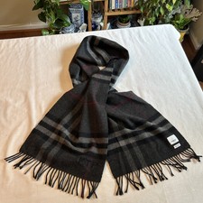 Burberry London Scarf 100 Cashmere -Made in Scotland- PLEASE READ DESCRIPTION-