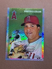 2023 Topps Chrome Platinum Bartolo Colon Topps Logo Refractor /499 #124 SL