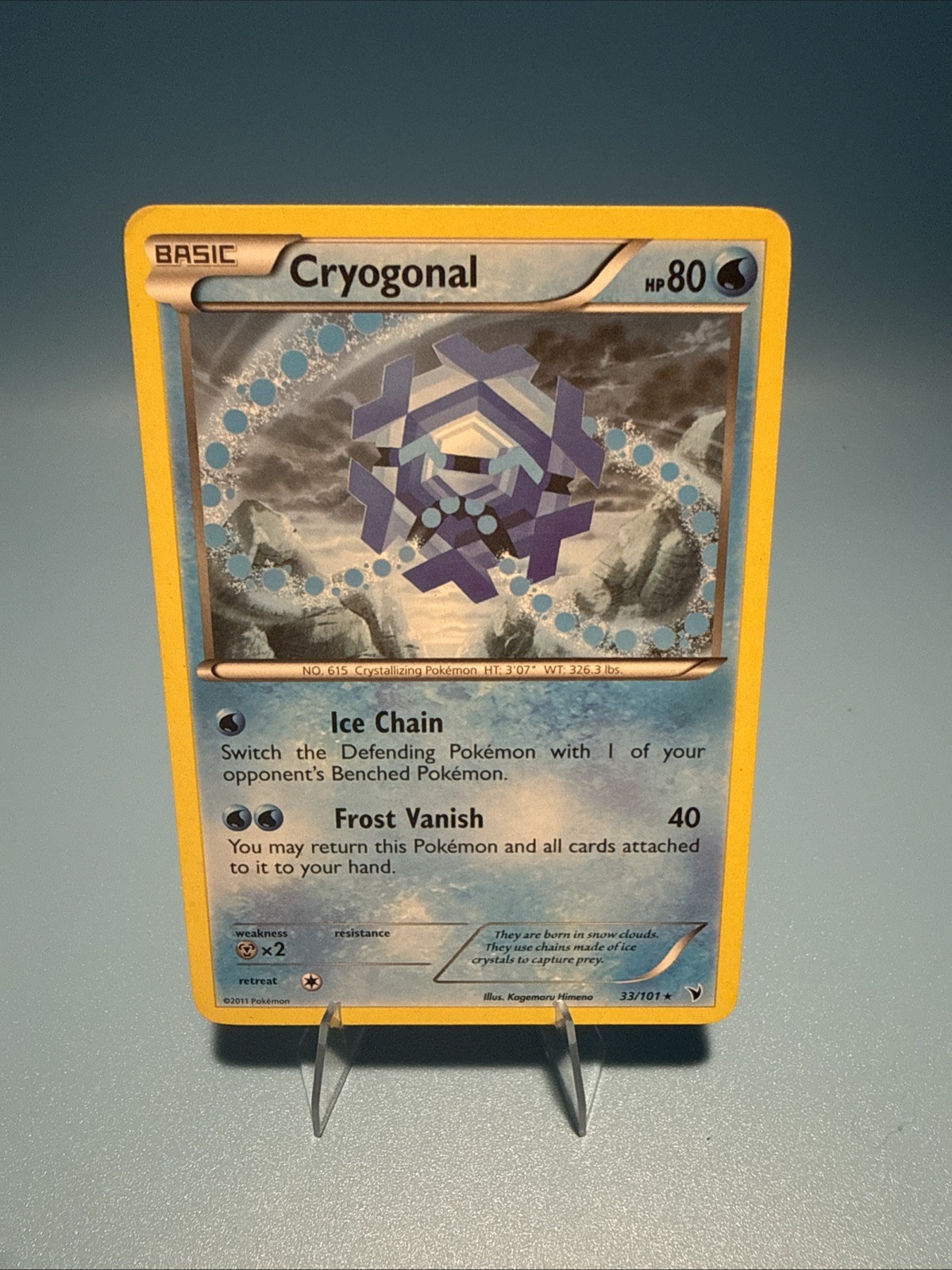 Cryogonal - 33/101 - Rare - Noble Victories #33/101 Pokemon TCG