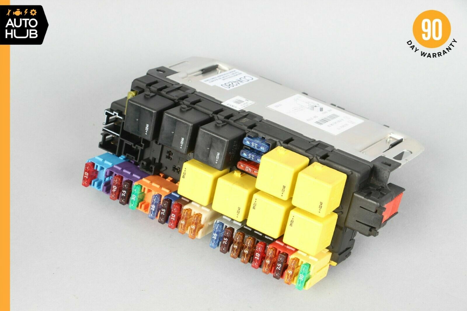03-12 Mercedes R230 SL500 SL550 SLR Front Left SAM Fuse Box Control Module OEM