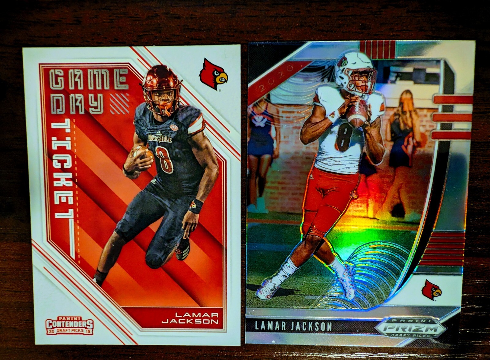2018 Contenders Game Day Ticket #4 Lamar Jackson RC Prizm Draft Silver Ravens ++