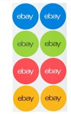 3  eBay Sticker 4 colors Yellow, Red, Green, and Blue NEW 