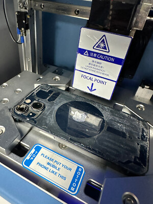 Kit Réparation Vitre Arrière IPhone 12 Pro Max GUPFIX | Verre Trempé Bleu Pacifique Avec Outils