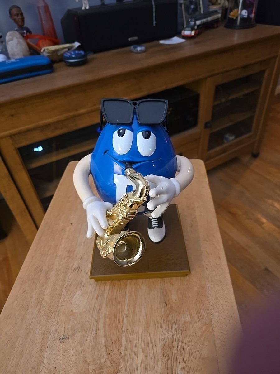 M&M's 限定ブルースカフェキャンディディスペンサー M&M'S Dispenser Limited Edition Collector Series Blues Cafe