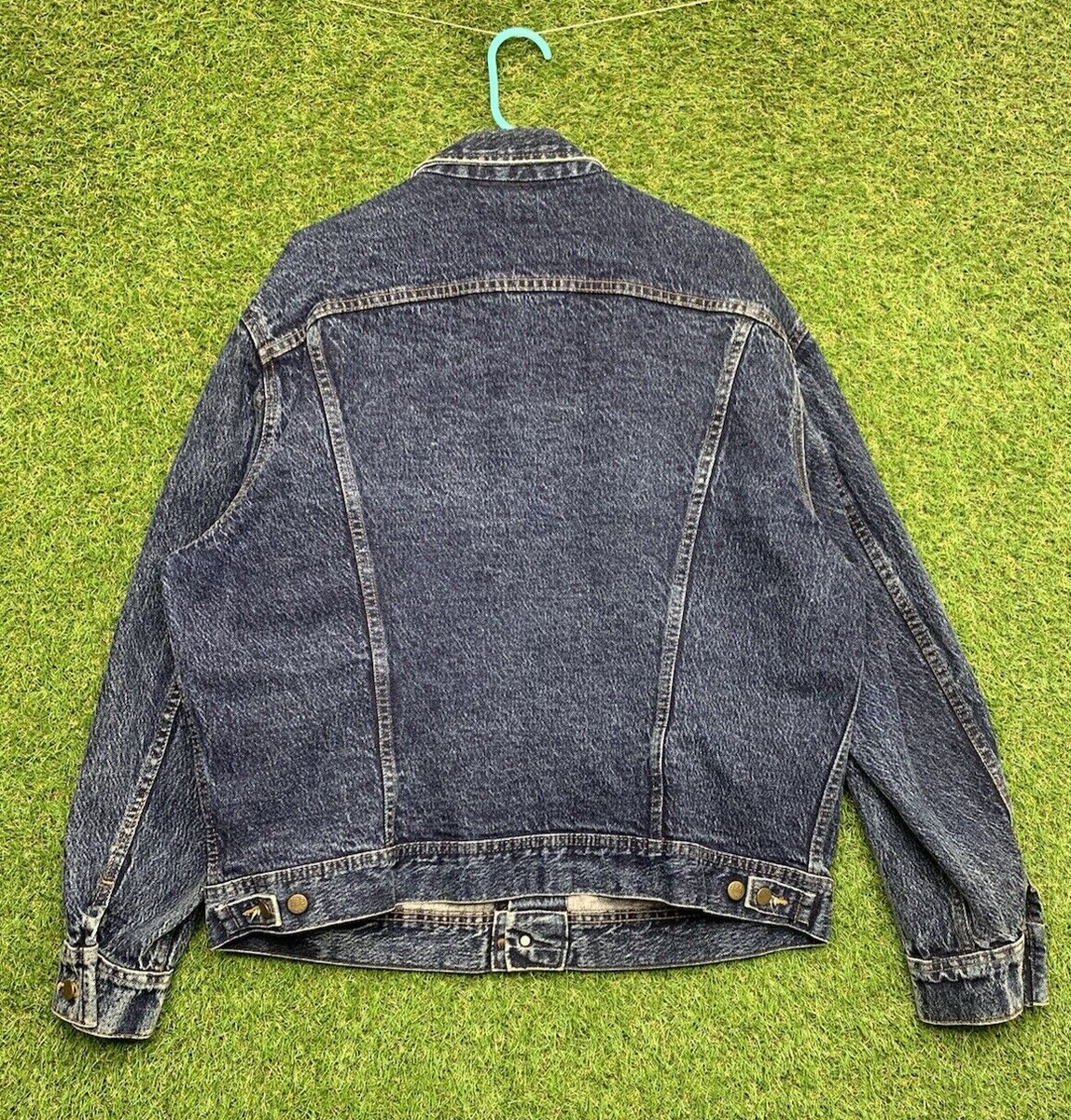 Vintage Lee Union Made Denim Trucker Jacket Mens Large USA Vintage Lee Union Made Denim Trucker Jacket Mens Large USA