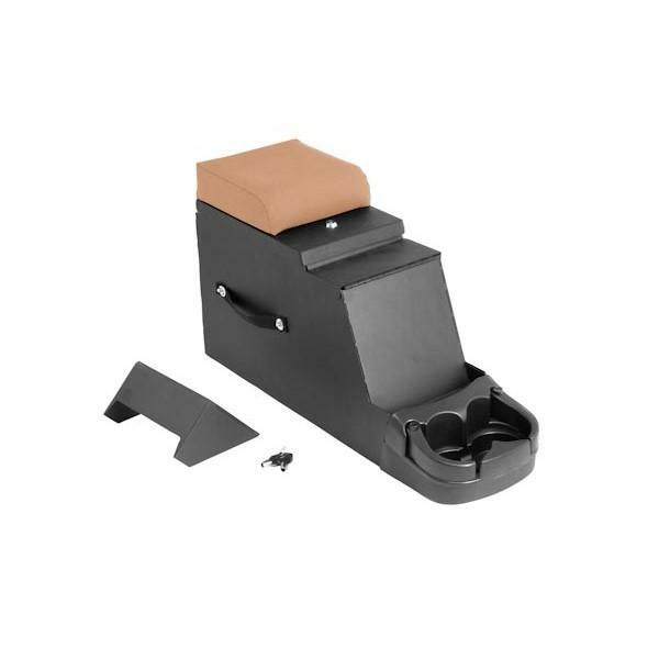 Console de sécurité haut de gamme pour Jeep CJ et Wrangler YJ 1976-1995, finition cuir spice