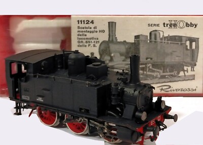 RIVAROSSI H0 - LOCOMOTIVA-TENDER A VAPORE TIPO Gr. 851-121 DELLE FS