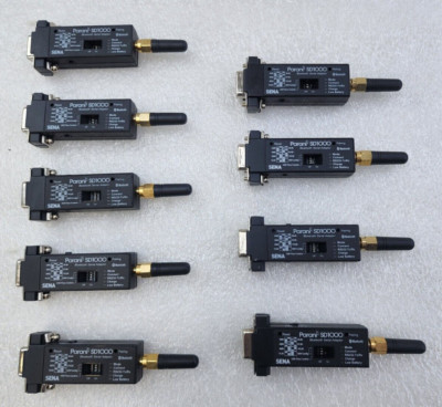 LOT of 9 x SENA Parani SD1000 Wireless Class1 Type Serial Adapter 100M RS232