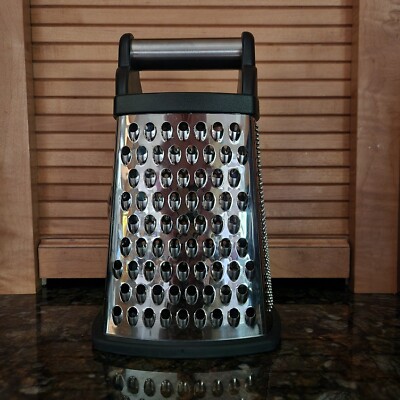 KitchenAid 4-sided Vegetable/Cheese Grater Slicer Zester Stainless Steel Black
