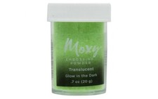 AMC Moxy Embossing Powder .7oz Translucent Glow in Dark 6pk 