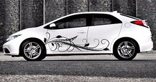 Floral Design Flower Car Vinyl Decal Camouflage Reflective Sticker Truck Vehicle