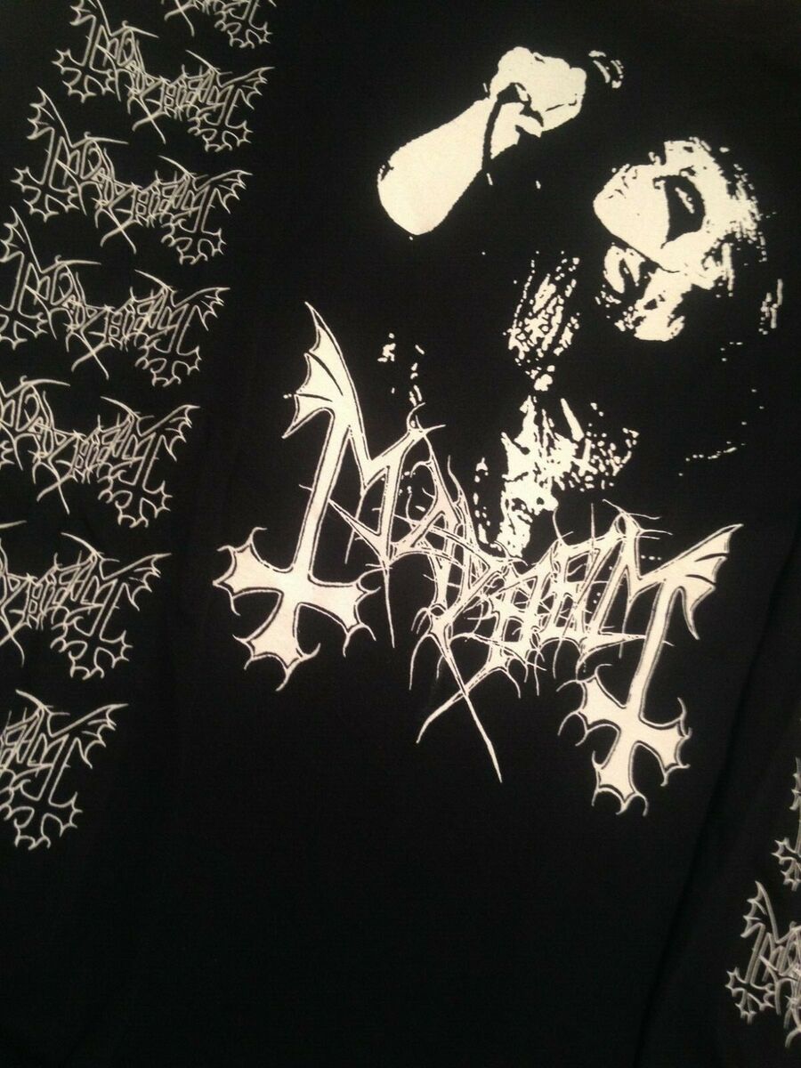 MAYHEM Dead T Shirt 3 per ohlin death execution morbidity december moon  black