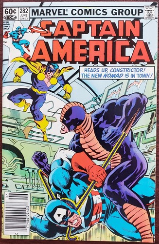 Captain America #282 NM 9.2 (Marvel 1983) ~ 1st App. of Jack Monroe as Nomad✨