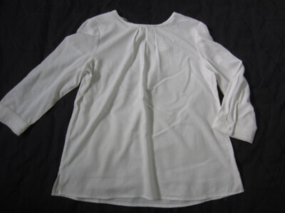 Gr. 36/S Bluse ZERO Weiß/Naturweiß Locker