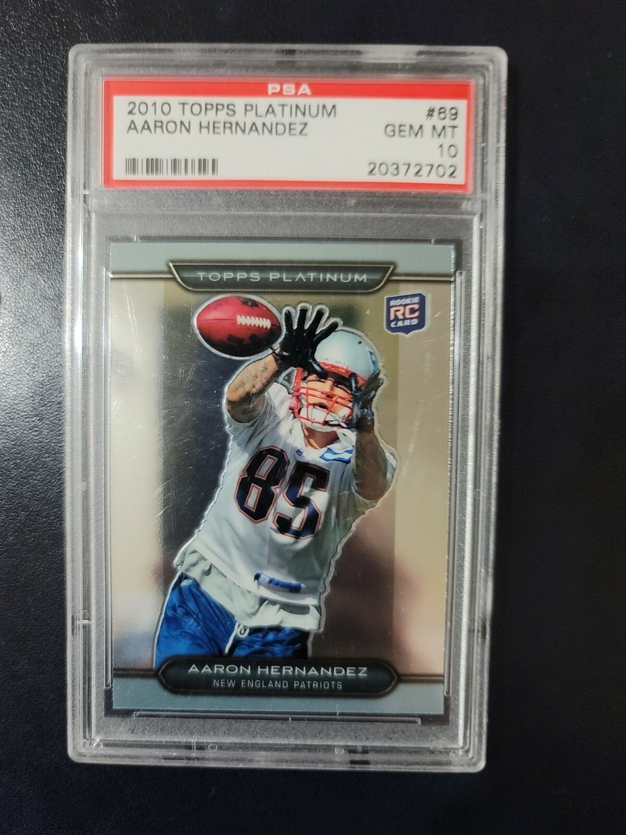 2010 Topps Platinum Aaron Hernandez #69 Rookie Card PSA 10 | eBay