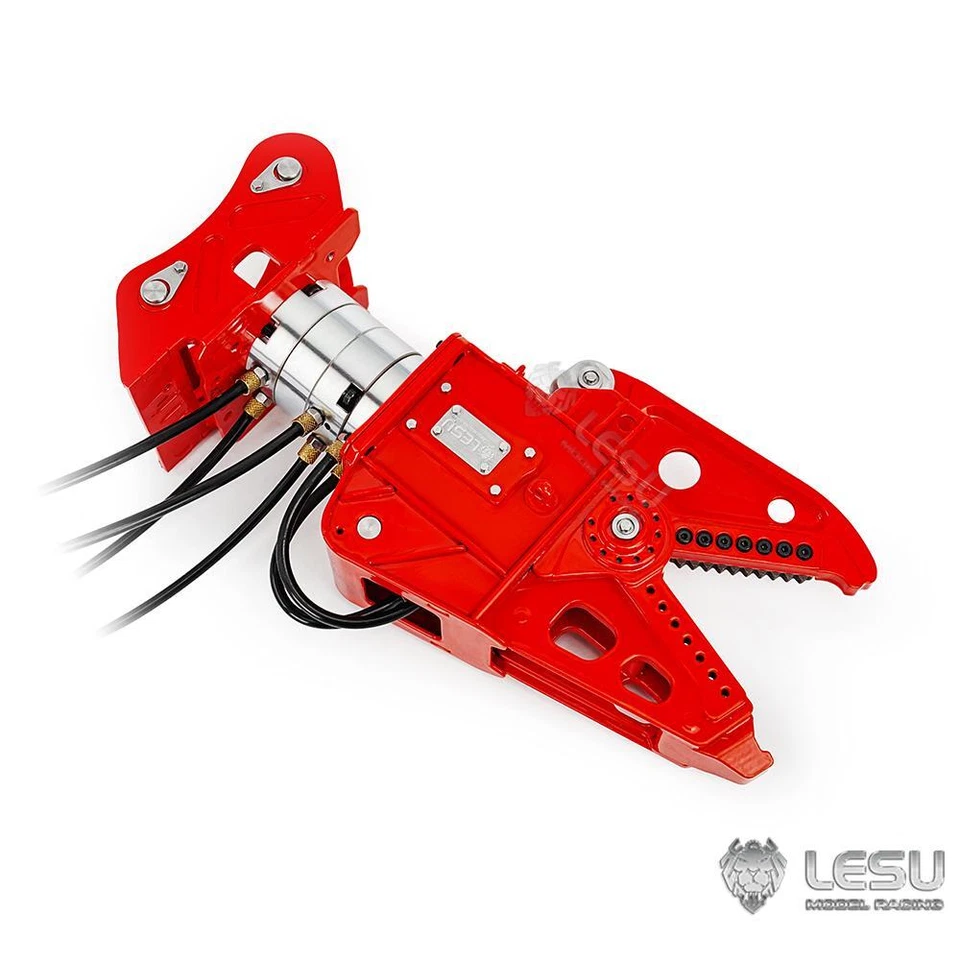 270°Rotation Metal Hydraulic Shear for 1:14 LESU Aoue C374F RC Digger Excavator - Image 2 of 4