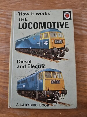 Ladybird Book 'How it works' THE LOCOMOTIVE Series 654 David Carey 1st Edit M1