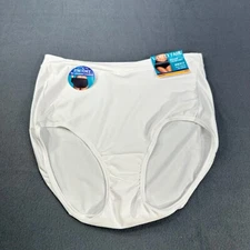 Vanity Fair Women's Size Large 7 Panty Brief Beyond Comfort White New With Tags